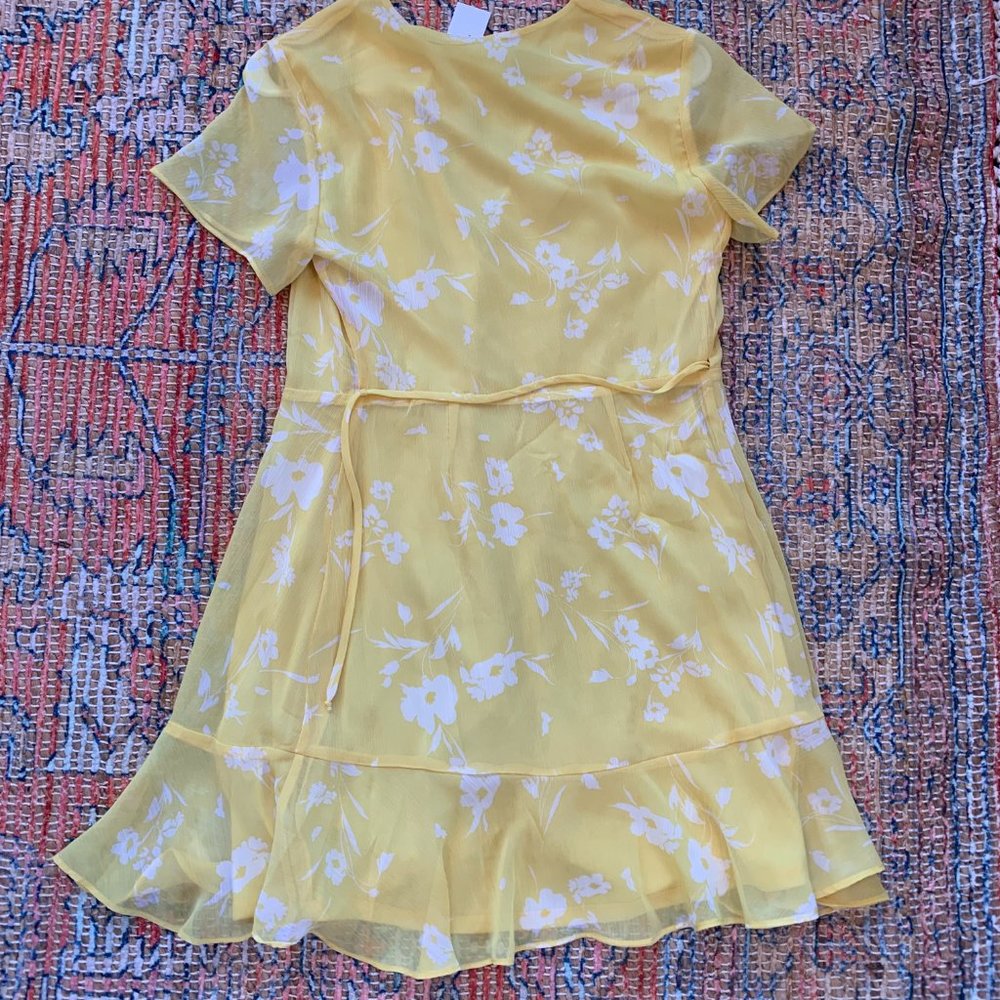 Floral Wrap Dress - Picture 2 of 6